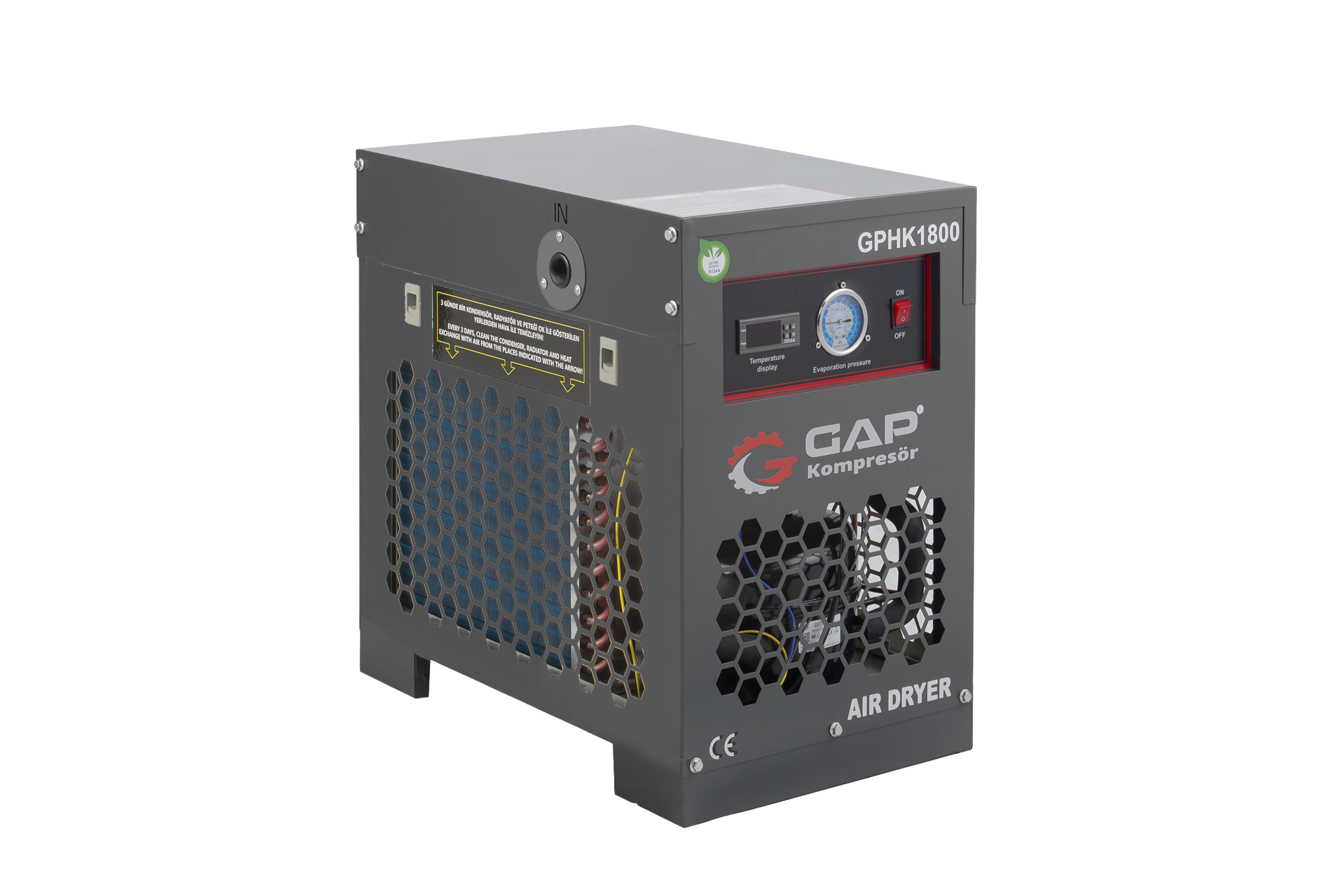 Gap Kompresör GPHK1800 1800 Litre Hava Kompresörü Hava Kurutucusu