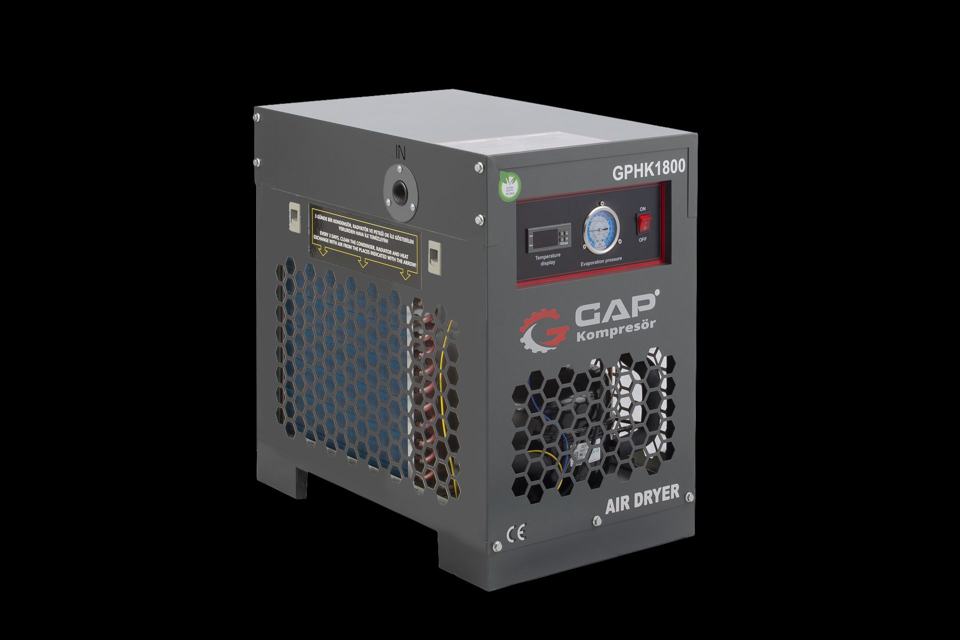 Gap Kompresör GPHK1800 1800 Litre Hava Kompresörü Hava Kurutucusu