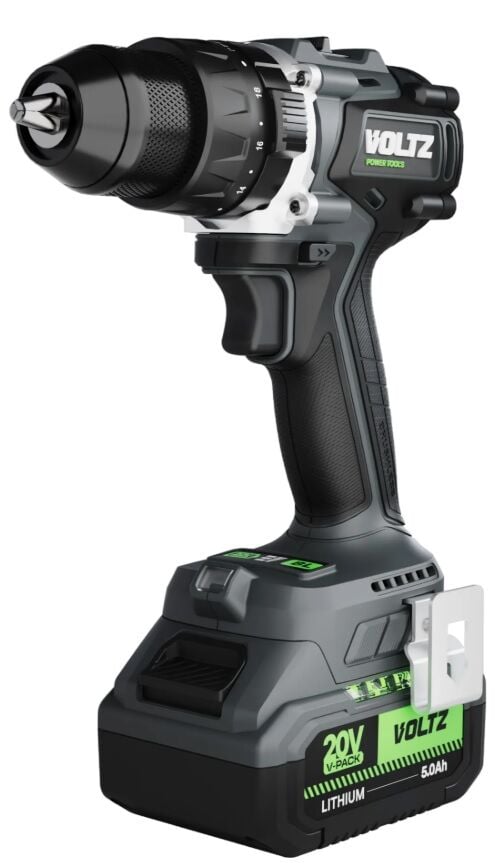 Voltz VZDR-20I Akülü Darbeli Matkap Kademeli Hız Kömürsüz 20 V 5.0 AH