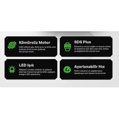 Voltz VZHD-20 20 V 5 Ah Akülü Kırıcı Delici Matkap