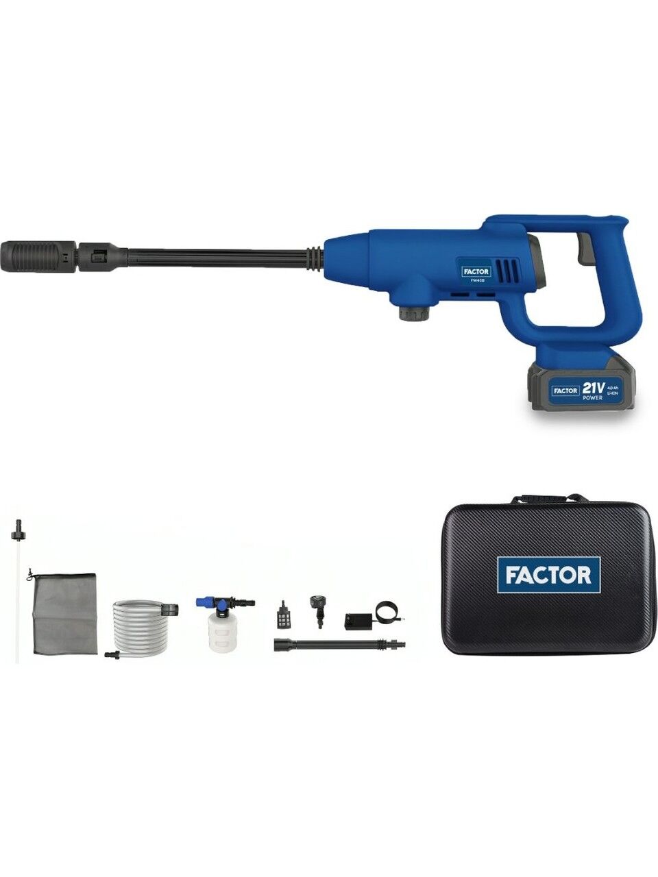 Factor FW45B Basınçlı Akülü Yıkama Makinesi 45 Bar