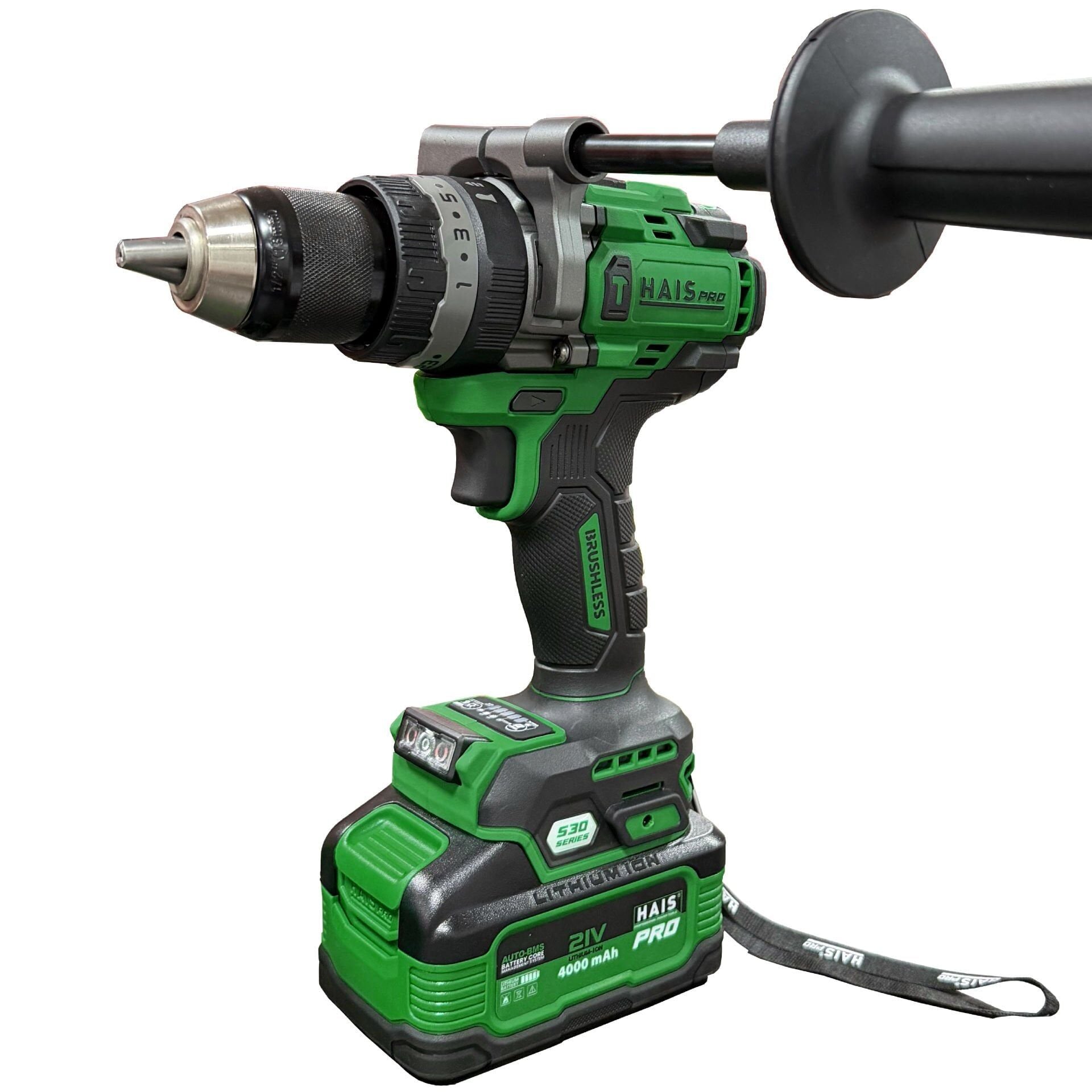 Hais Pro Haispro RB-2111 Profesyonel Darbeli 160 Nm 21 V 4 Ah S30 Akülü Vidalama Matkap