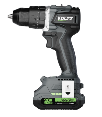 Voltz VZDR-20I E Darbeli Ayarlanabilir-Kademeli Hız 20 V 2 Ah Akülü Vidalama Matkap