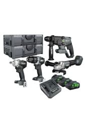 Voltz VZ20-4Kit 4ü1 Arada 20 V 5 Ah 4'lü Akülü Set