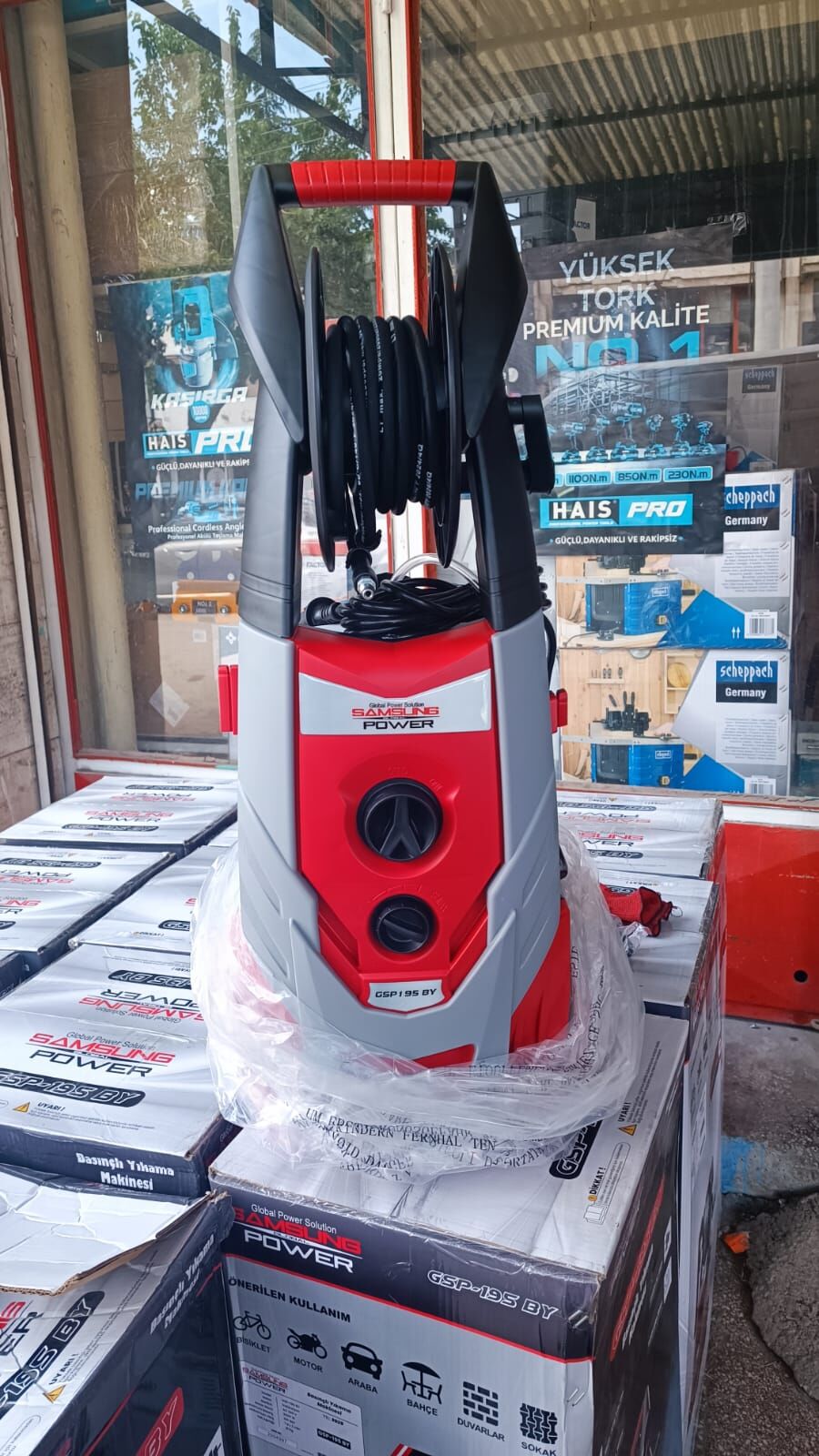 Samsung Power GSP195 BY 195 Bar 2500 Watt İndüksiyon Motor Basınçlı Yıkama Makinesi