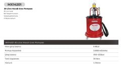 MAX EXTRA MAX-EXTRA 30 Lt 50:1 HAVALI GRES POMPASI