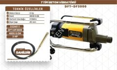 Deco-Flex 230B Beton Vibratörü T Tip DFT-DF3000