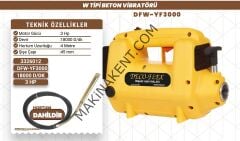 Deco-Flex 230C W Tip Beton Vibratörü
